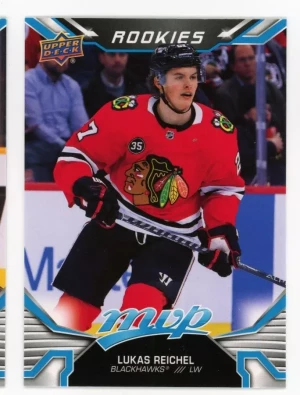 2022-23 Upper Deck MVP #234 Lukas Reichel - Chicago Blackhawks ROOKIE CARD RC SP front