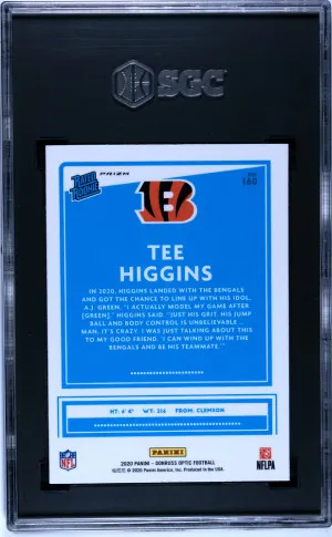 2020 Donruss Optic Tee Higgins #160 SGC 9.5 back