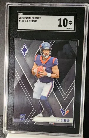 2023 Panini Phoenix CJ Stroud Rookie SGC 10 front