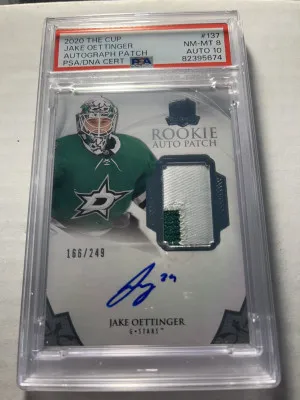 Oettinger 2020-21 The Cup Rookie Patch Auto /249 front