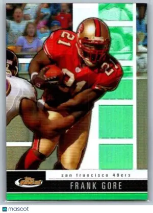 Frank Gore 2008 Topps Finest Refractor 189/299 #31 San Francisco 49ers front