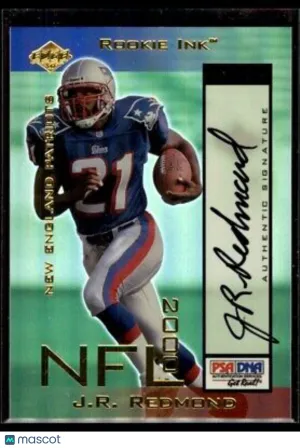J.R. Redmond 2000 Collector's Edge Odyssey RC Rookie Ink Aiutograph Rookie Auto front