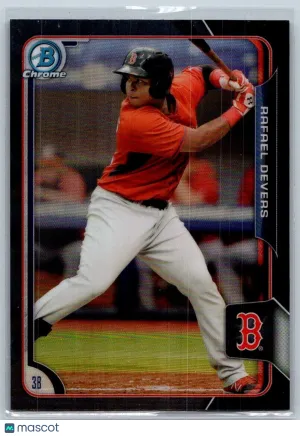 Rafael Devers 2015 Bowman Chrome Prospects Asia Exclusive Refractor #BCP34 front