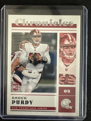 2022 Panini Chronicles Brock Purdy front