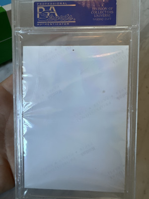 Ted Williams Auto PSA/DNA Authentic Photo back