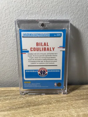 Bilal Coulibaly Donruss Pink Laser Rookie /99 back