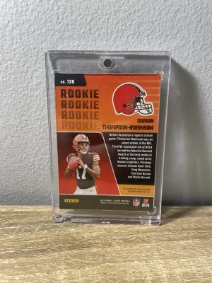 Dorian Thompson Robinson Zenith Rookie Auto back