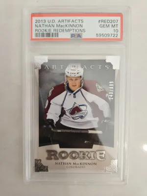 2013 Nathan Mackinnon Artifacts Rookie 243/899 front