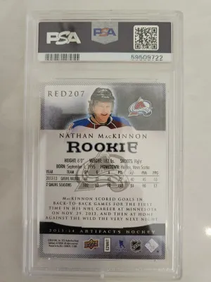2013 Nathan Mackinnon Artifacts Rookie 243/899 back
