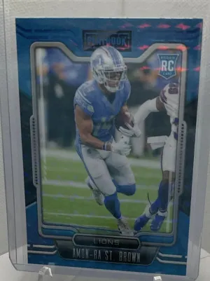 2021 Panini Playbook - Rookie Mosaic -Amon-Ra St. Brown - LIONS 🦁 front