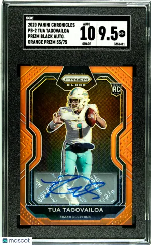 2020 Panini Chronicles Tua Tagovailoa #PB-2 SGC 9.5 front