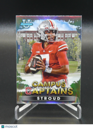 CJ Stroud 2022-23 Bowman's Best University Football #CC-13 OSU Campus Captains front