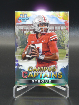 CJ Stroud 2022-23 Bowman's Best University Football #CC-13 OSU Campus Captains back