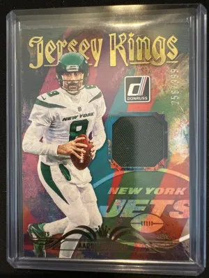 2023 Panini Donruss Aaron Rodgers Jersey Kings /399 front
