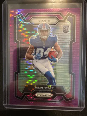 2023 Panini Prizm Jalin Hyatt Purple Pulsar front