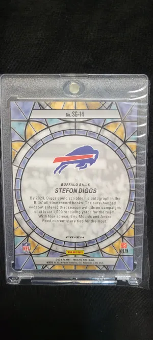 2023 Mosaic Stefon Diggs Stained Glass back