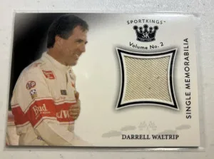 2020 SportKings Vol. 2 Darrell Waltrip Memorabilia SM-DW front