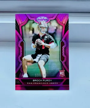 🔥 Brock Purdy 2022 Panini Certified Pink RC /199 **Very clean** front