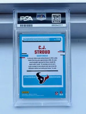 2023 Donruss CJ Stroud RC Rated Rookie back