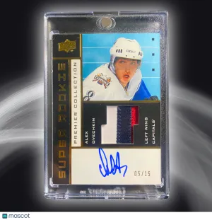 2016-17 Premier Alex Ovechkin Super Rookie Collection Tribute Patch Auto /15 front