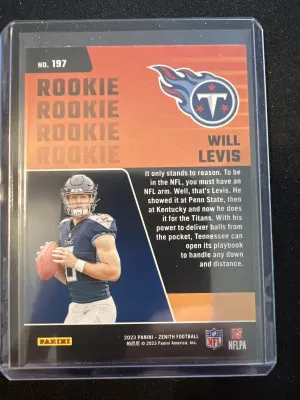 2023 Zenith Will Levis back