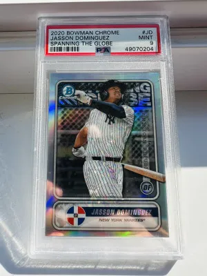 JASSON DOMINGUEZ BOWMAN CHROME PRIZM ROOKIE CARD front