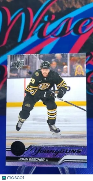 John Beecher 2023-24 Upper Deck Young Guns #472 front