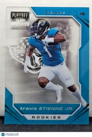 Travis Etienne JR. 2021 Panini Chronicles Playoff Acetate Rookies #12 front