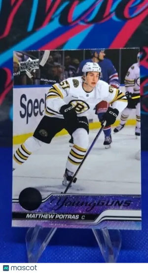 Matthew Poitras 2023-24 Upper Deck Young Guns #478 front