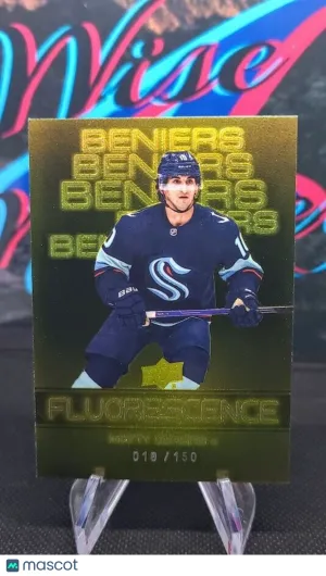 Matty Beniers 2022-23 Upper Deck Fluorescence SP/150 Rookie #48 front