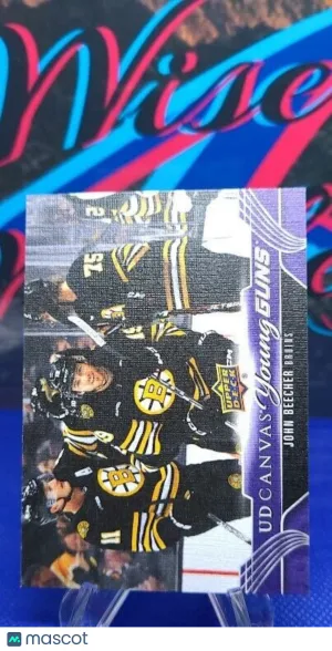 John Beecher 2023-24 Upper Deck Young Guns Canvas #238 front