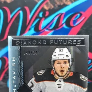Mason McTavish 2021-22 Upper Deck Diamond Futures SP/249 #MM back