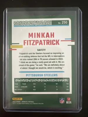 2023 Panini Donruss Minkah Fitzpatrick No Name back