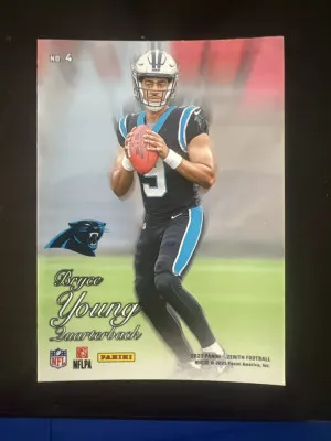 2023 Panini Zenith Bryce Young 1994 Pacific back
