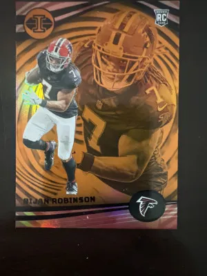 2023 Panini Illusions Bijan Robinson Orange front
