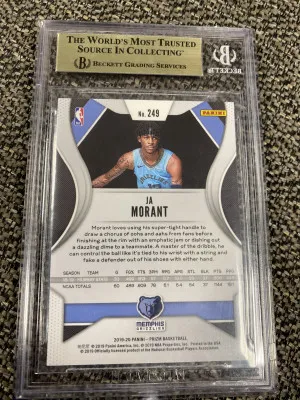 2019-20 Prizm Ja Morant Rookie back