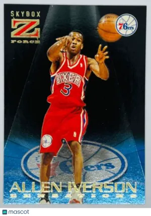 Allen Iverson 1996-97 Skybox Z-Force Zensations RC Rookie Card # 10 of 20 front