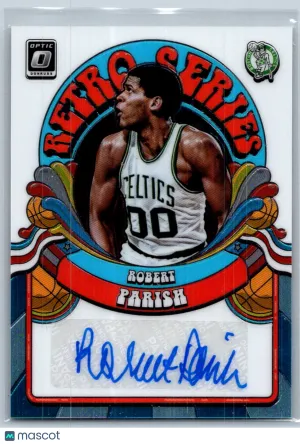 Robert Parish 2020-21 Panini Donruss Optic Retro Series Autograph Auto 70/99 #70 front