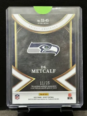 2022 Panini Select DK Metcalf #SS-45 Insert back