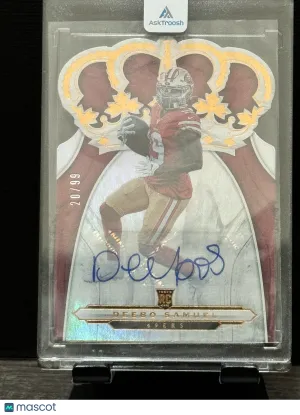 2019 Panini Chronicles Crown Royal Deebo Samuel #CR-10 Insert front