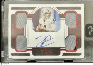 2022 Panini One Derek Carr #53 Insert front