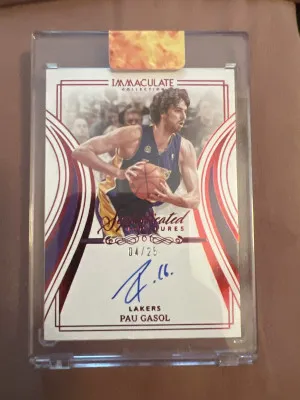 2022-2023 Panini Immaculate Collection PAU GASOL #SS-PAU front