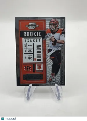 2020 Contenders Optic Joe Burrow Rookie Ticket #81 Cincinnati Bengals RC 🔥 front