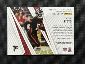Kyle Pitts 2021 Panini Limited 12/35 SP RC Unlimited Potential #UP-KP Falcon back