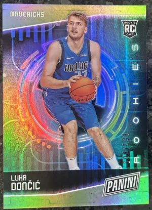 2018 Luka Doncic Panini Cyber Monday RC SP 108/199 front