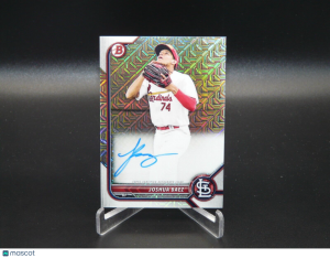 Joshua Baez #BCMA-JB Mojo Autographs 2022 Bowman Chrome Mega Box STL Cardinals front