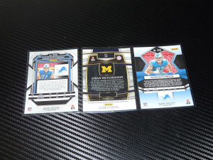 Aidan Hutchinson RC Rookie #33 #320 #340 2022 Panini Prizm Select Mosaic Lions back