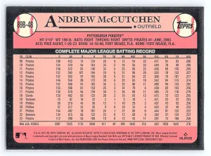 2024 Topps 1989 35th Anniversary #89B-48 Andrew McCutchen Pittsburgh Pirates back