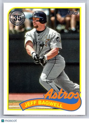 2024 Topps: 1989 Topps Baseball 35th Anniversary #89B-52 Jeff Bagwell front