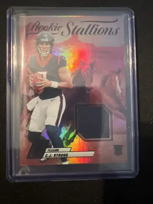 2023 Zenith CJ Stroud Rookie Stallions front